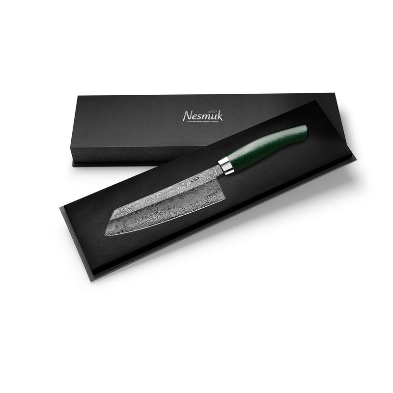 C100 Kochmesser 140 Micarta Green Schatulle