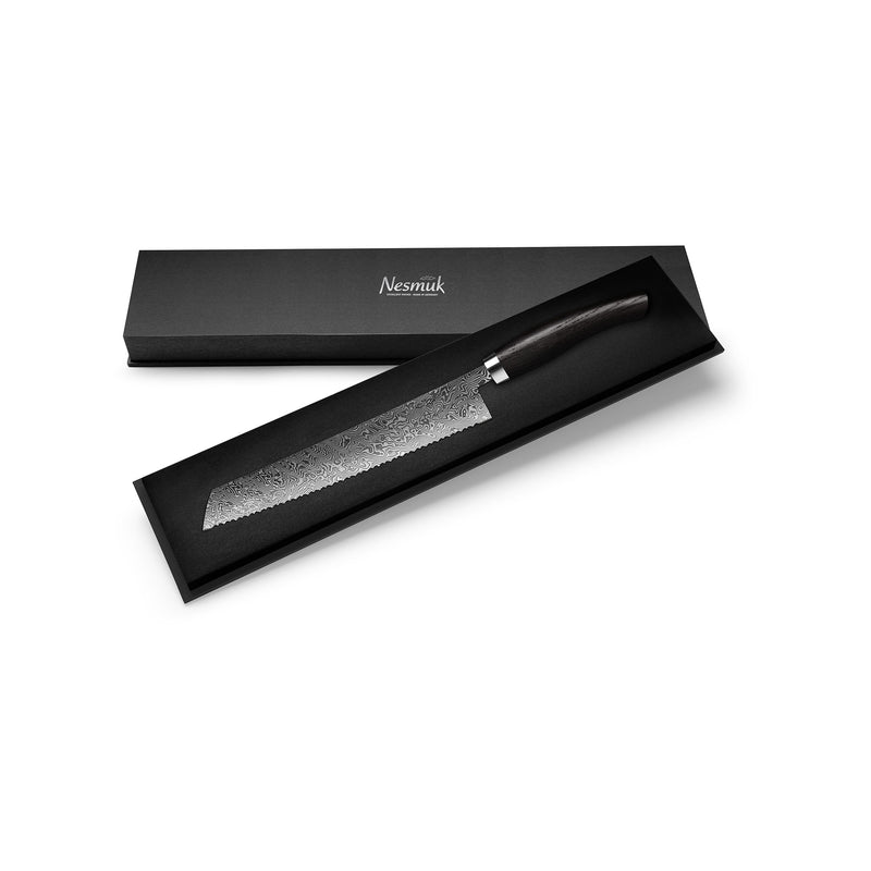 C90 Bread knife bog oak box