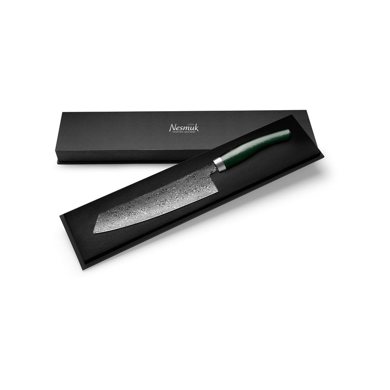 C90 chef's knife 240 Micarta Green box