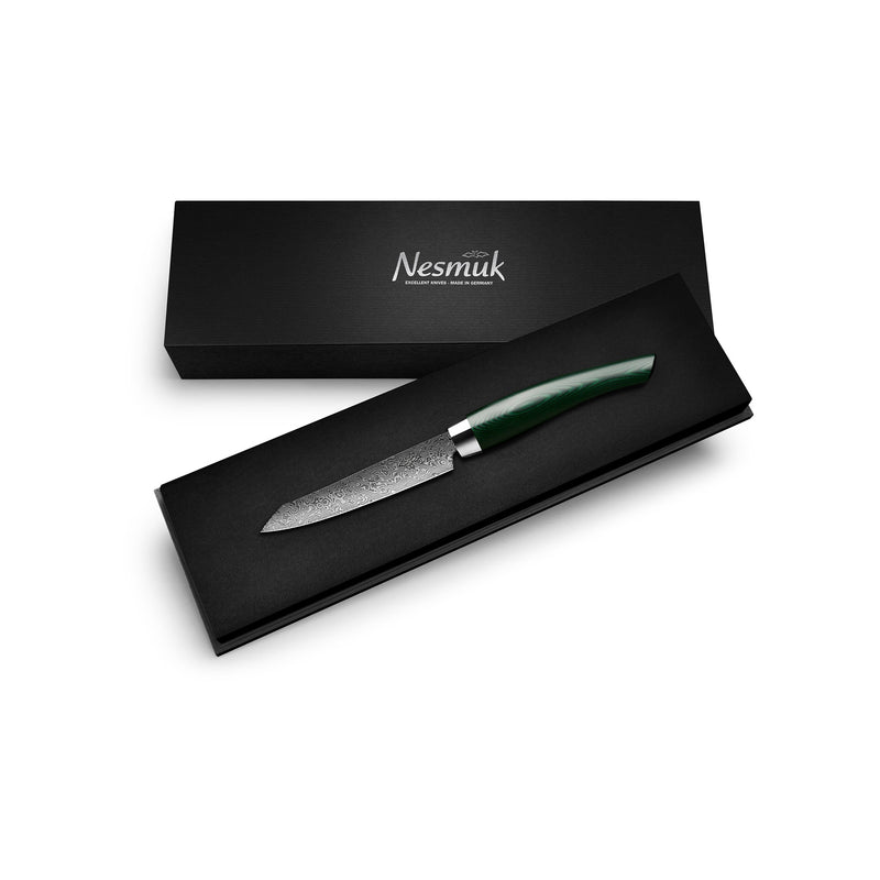 C90 Officemesser Micarta Green Schatulle