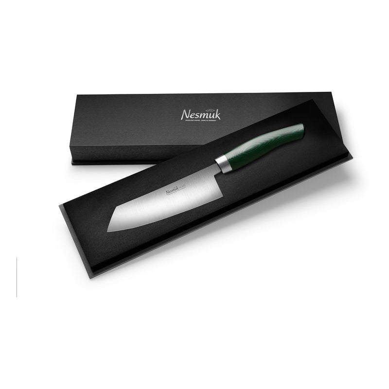 SOUL Kochmesser 140 Micarta Green Schatulle