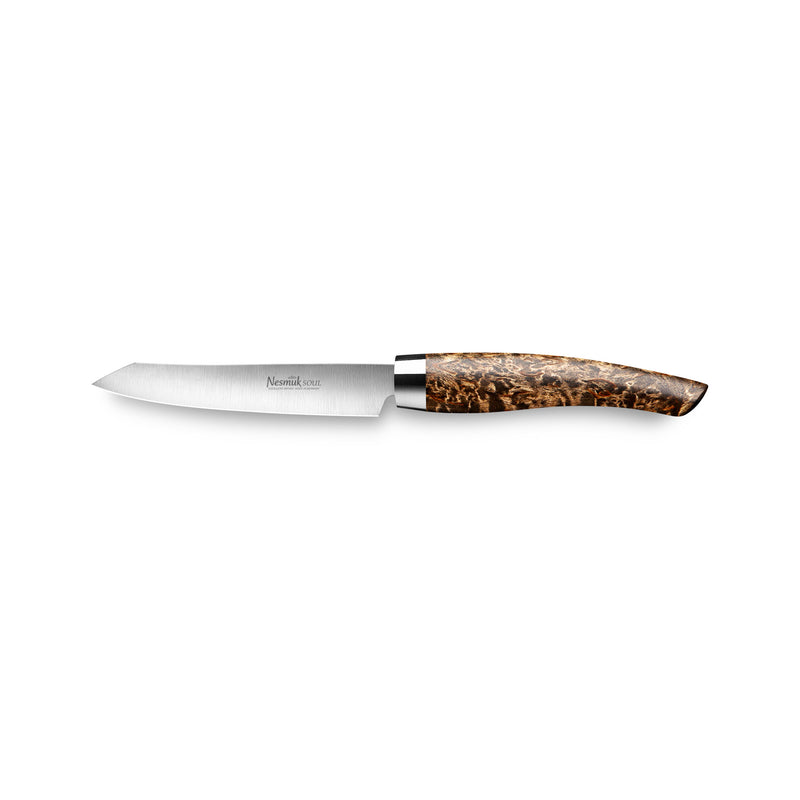 SOUL office knife 90 Karelian curly birch